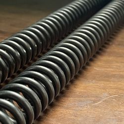 Heavy duty Motorcycle fork springs from Sonic Springs Cafe, Custom, Honda, Kawasaki EX500, Yamaha, Suzuki GS550