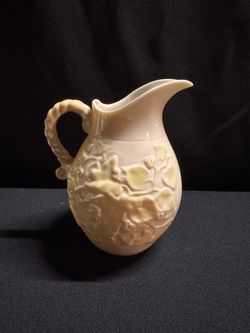 Belleek Ireland Shamrock Ivy Cream Jug