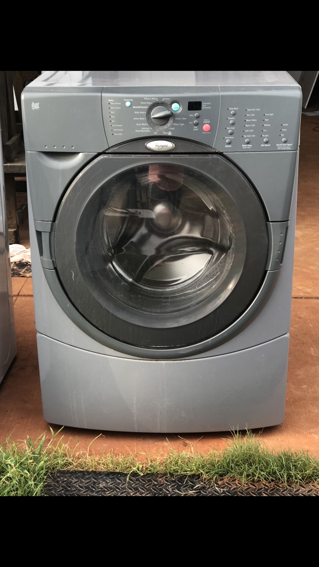 Whirlpool “gray” washer dryer