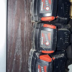 Milwaukee Lithium 5.0 Batteries