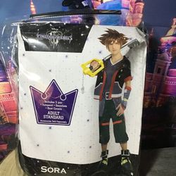 Disney Kingdom Heart Sora Adult Costume Size Standard Up To Size 42-NEW