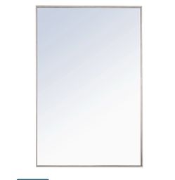 Elegant Lighting Vatinius 42" W x 28" H Traditional Rectangular Framed Bathroom Wall Mirror