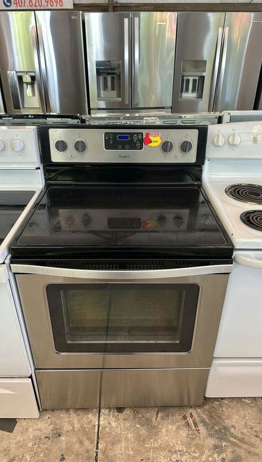 Whirlpool GlassTop Stove Stainless