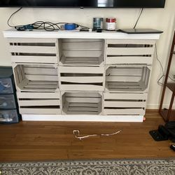 Rustic Crate Shelve