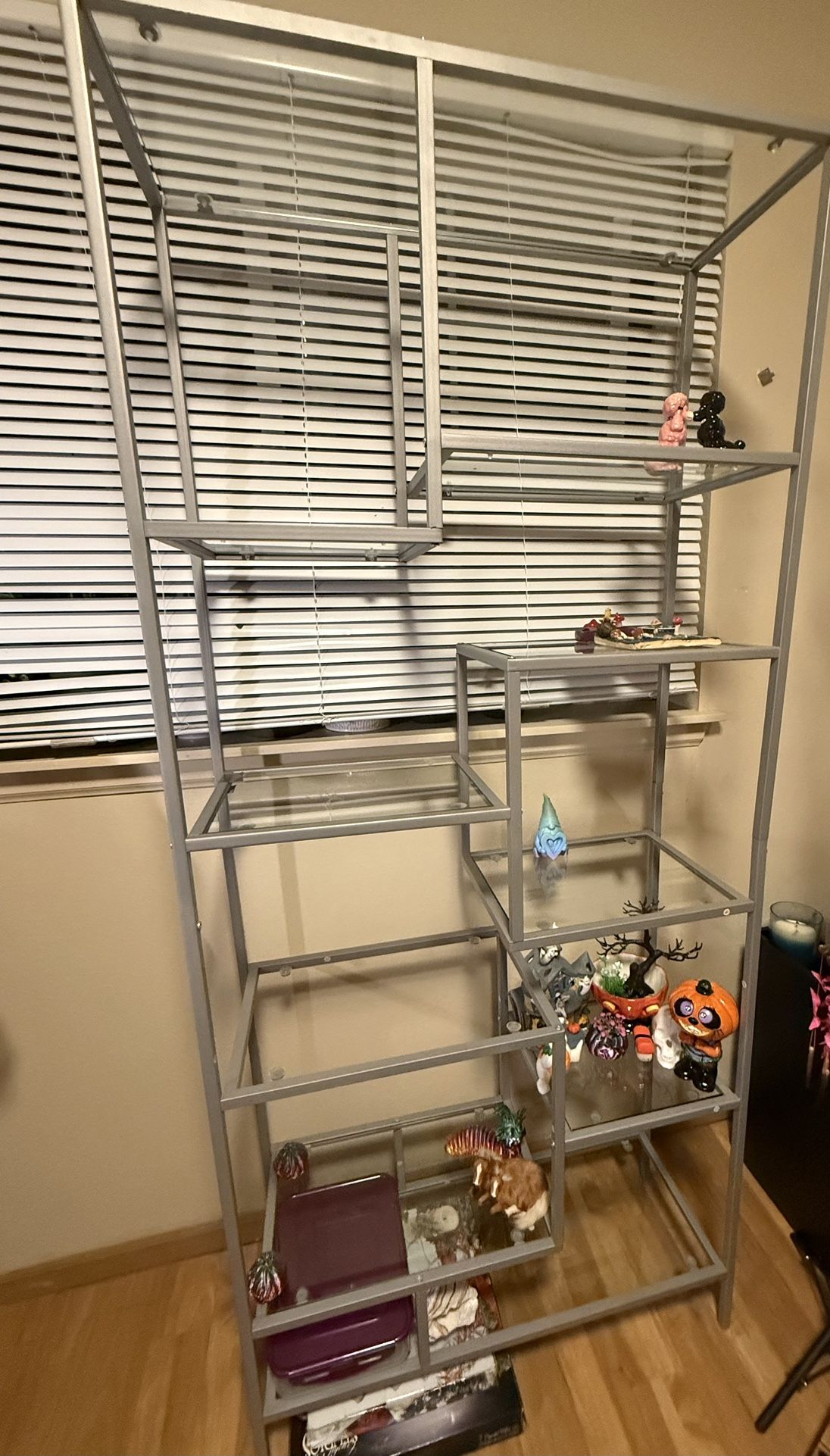 Large Display Shelf Glass/Metal