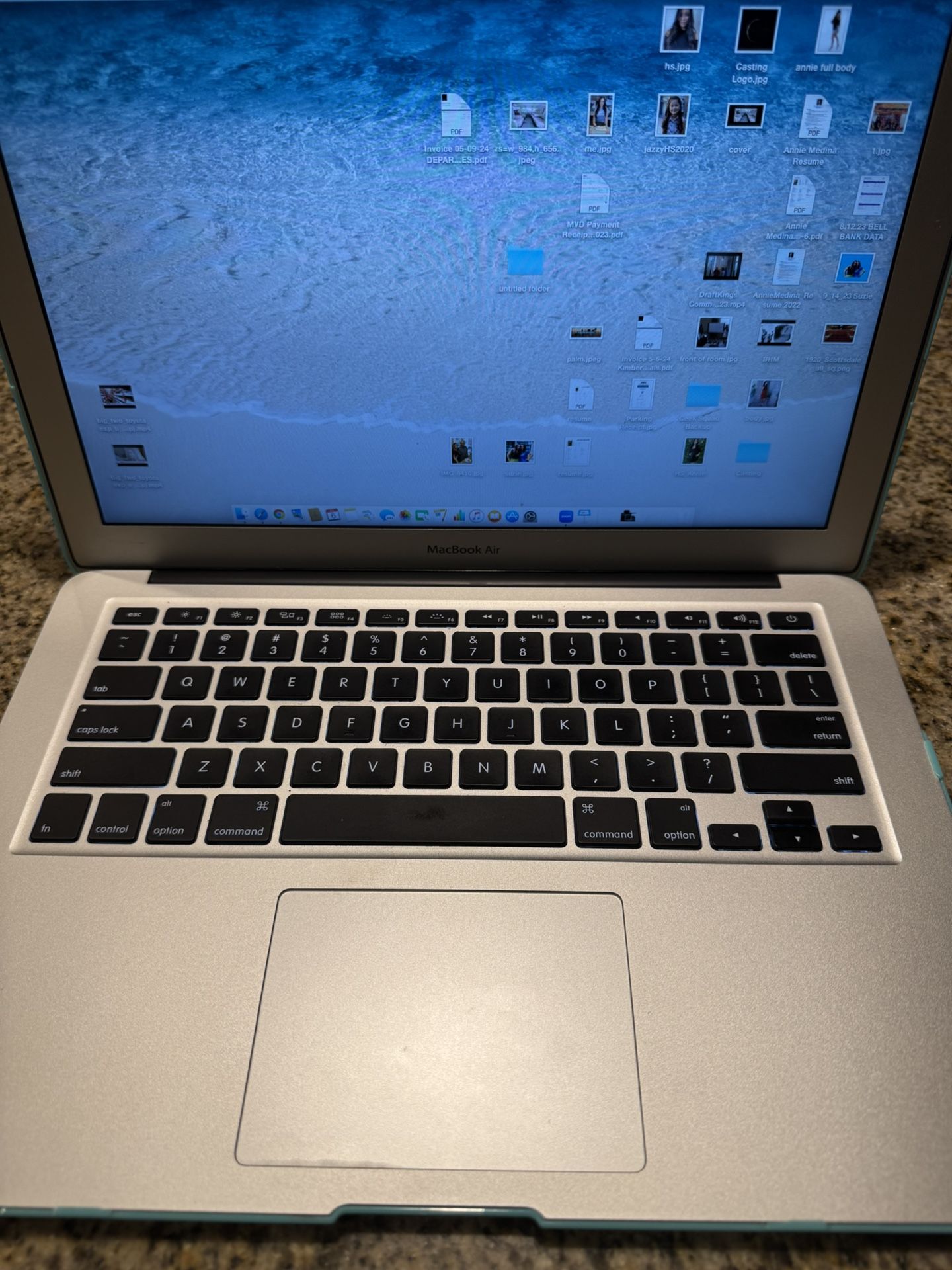 MacBook Air With Protective Case