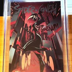 Spider-Gwen 24 CGC 9.8 - J Scott Campbell Edition C 🔑HOT KEY! NEW SPIDER-MAN MOVIE VENOM  SUIT AND GWEN STACY FILMING IN PRODUCTION 🌟