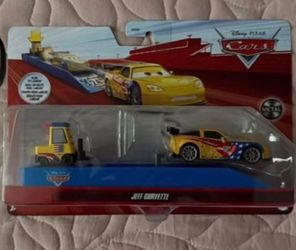 Disney Pixar Cars Jeff Corvette Die-Cast Set