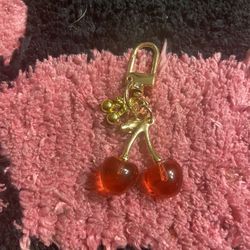 New  Hand Bag Charm Handing Cherrys 