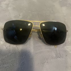Vintage MYKITA Pilot Aviator Sunglasses Gold Germany...