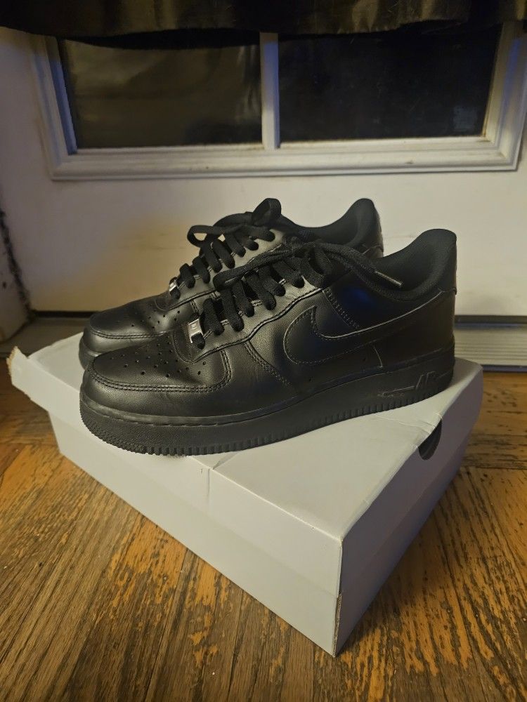Black Air Force Ones