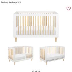 Pottery Barn Babyletto White transitional Toddler Crib Bed