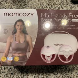 Momcozy M5 Double Hands Free Breast Pumps - New Sealed 