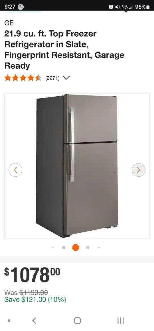In BN Used Condition GE Refrigerator