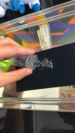 3-4 Carats If Natural Ruby Emerald And Sapphire. 