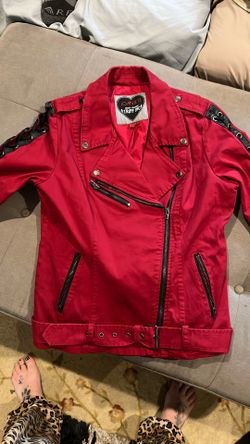 Joan Jett Tripp nYC Jacket Res Size Xl