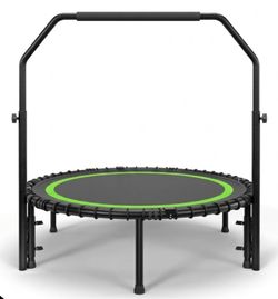 40" Mini Rebounder Trampoline for Adults, 440 Lbs Load, Green
Foldable Indoor Trampoline with PP Mat, Alloy Steel