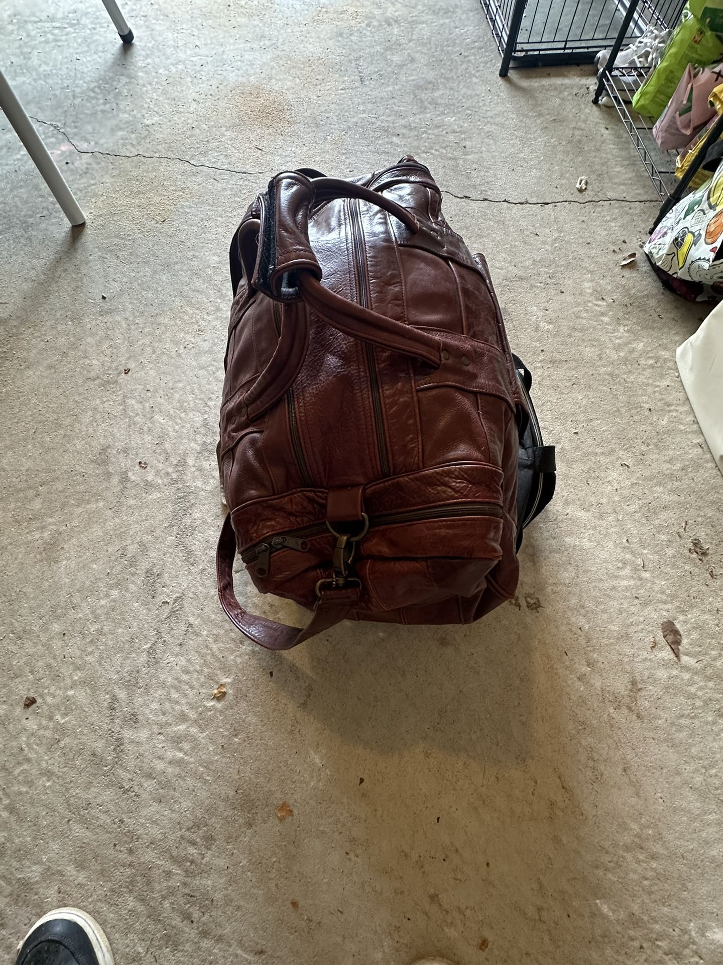 Leather Duffle Bag