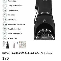 Bissell ProHeat 2X SELECT CARPET CLE6