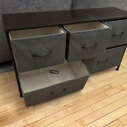 Storage Organizer with Fabric Bins (Pick Up ONLY)