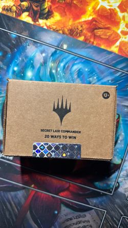 Magic the Gathering Secret Lair Commander Deck: 20 Ways to Win NEW SEALED EDH
