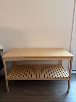 Light Wood Coffee Table (31” x 18.5”)
