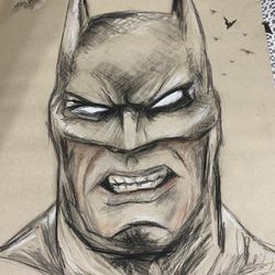 Batman Hand Drawing