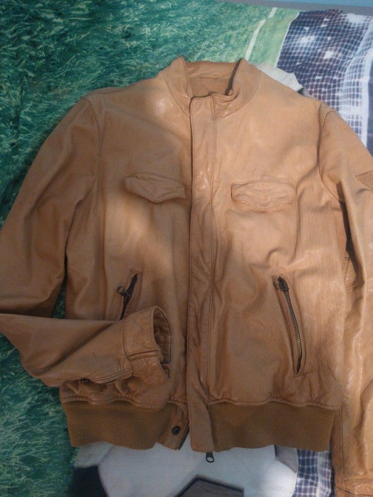 Guess Los Angeles Leather Jacket 