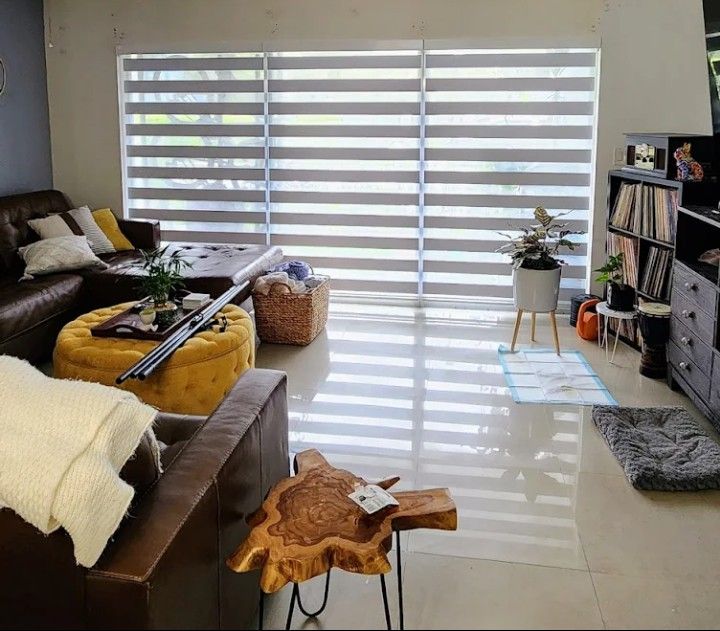 Zebra O Roller Shades