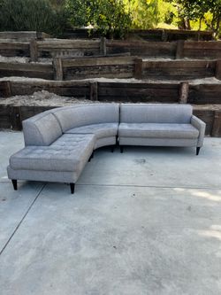 Vintage Mid Century Style Sectional Sofa
