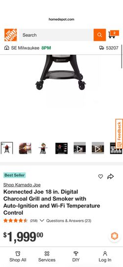 Konnected Joe 18 In Charcoal Grill