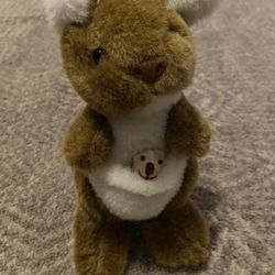 Toy Kangaroo With Baby