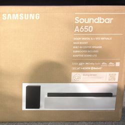 Brand New Samsung - 3.1-Channel Soundbar with Wireless Subwoofer and Dolby Digital 5.1/DTS Virtual:X - Black