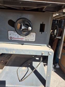 Carpetenter shop smith,Rockwell table saw and more