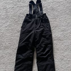 Kids Snow Pants Size 7/8 Black
