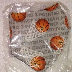 ADULT BASKETBALL DESIGN FACE MASK NEW CONDITION
