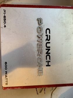 Crunch powerone amplifier