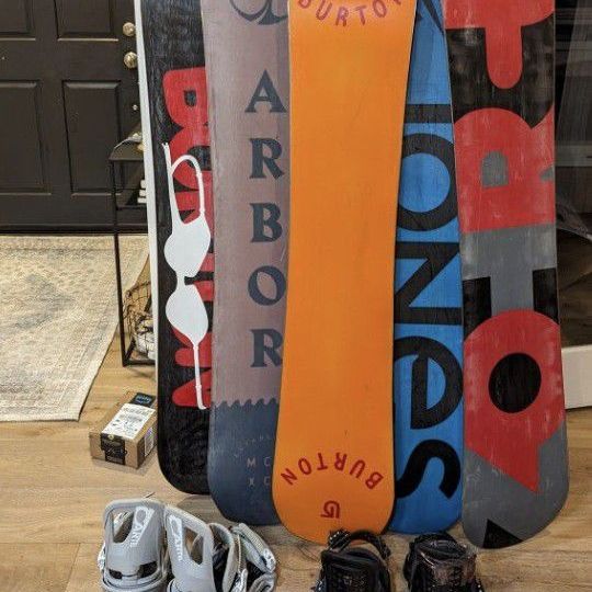 Assorted Snowboard Decks 130-166 
