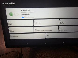 Android tablet 15.4 screen Android 16