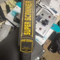 super scanner metal detection