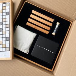 Crate and Barrel Deluxe Scrabble Board - $50