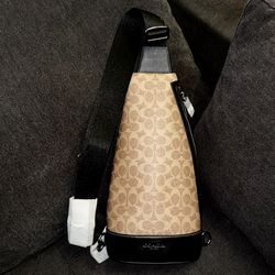 Coach Designer Men’s Sling Style Backpack LARGE