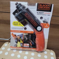 Black & Decker light screwdriver