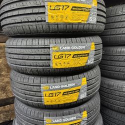 SET OF FOUR NEW TIRES 185/65/15 LANDGOLDEN INCLUDING MOUNT AND BALANCE, ASK FOR SIZES AND BRANDS 