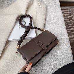 Women's Small All Seasons Pu Leather Streetwear Shoulder Bag