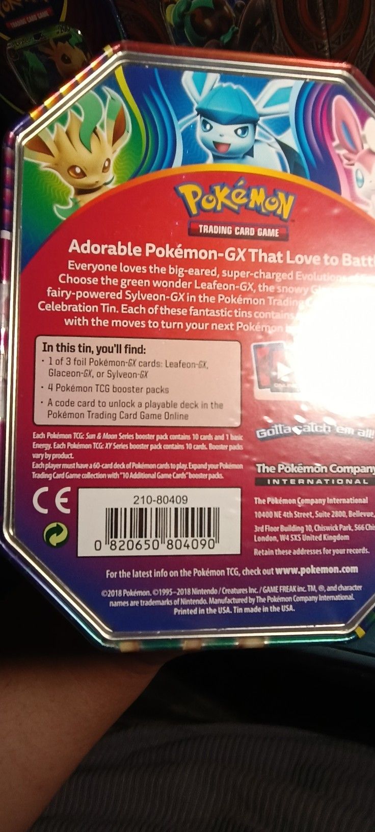 Pokemon Tin Lot
