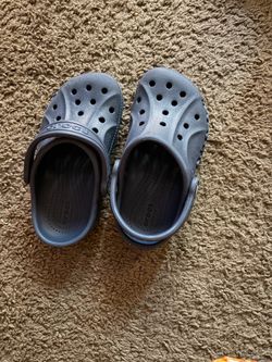 Navy blue boys crocs