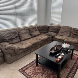 Leather Sectional Couch 