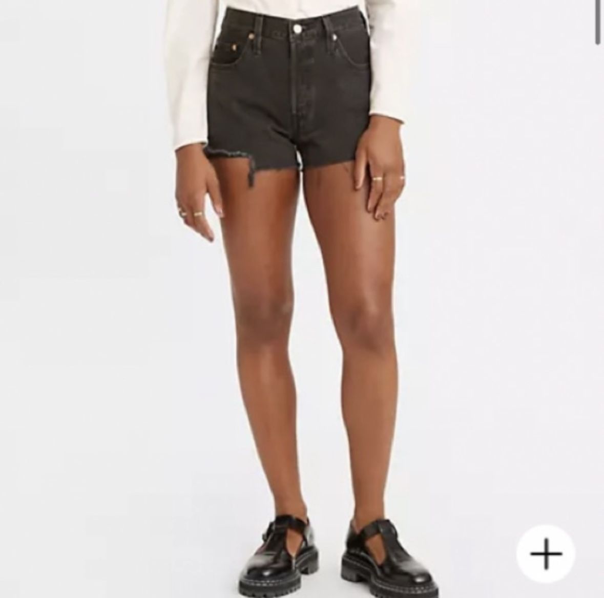 Levi’s 501 Black Denim Shorts Size 29