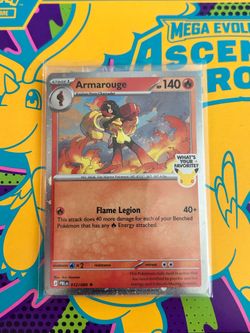 Armarouge - 012/084 - Cosmo Holo Best Buy Exclusive Promo Pitch Black Mega Evolution